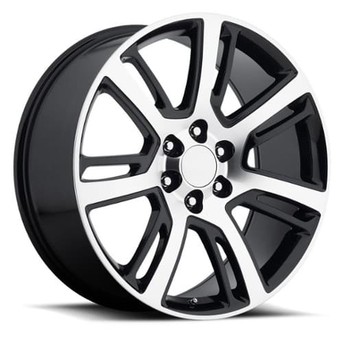 Factory Reproductions FR 48 Cadillac Escalade Black Machined Face (48410316507)