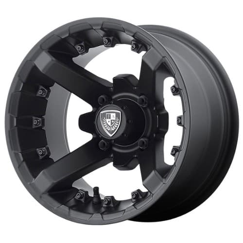Fairway Alloy FA138 Battle 12x7 4x101.6 -47 ET 70.7 CB Matte Black (FA-138-M)