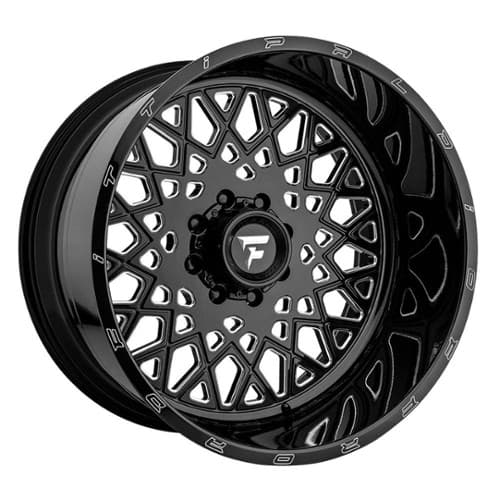Fittipaldi Offroad FTF10 Alpha 22x14 6x139.7 -76 ET 78.1 CB Black Milled (FTF10-22146139N76BM)