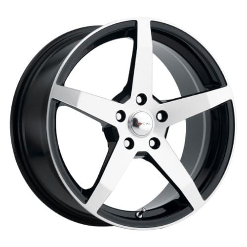 Focal 455 F-55 18x8 5x114.3 40 ET 72.56 CB Gloss Black w/Diamond Cut Face & Clear Coat (455-8866U+40)