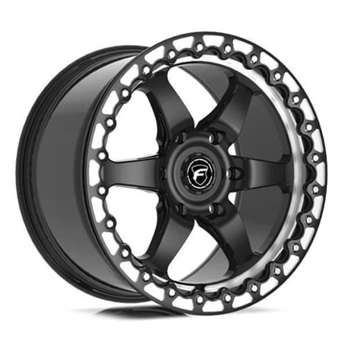 Forgestar D6 Beadlock 17x10 6x135 42 ET 87.1 CB Gloss Black Machined (F0B170089P42)