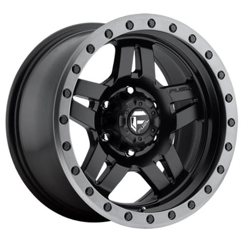 Fuel Anza D557 Matte Black with Anthracite Ring (D55715806537)