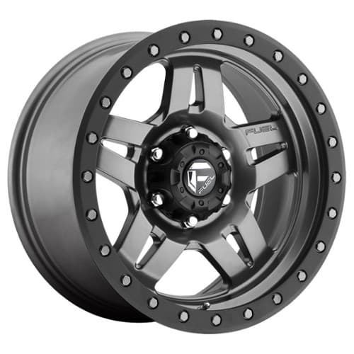 Fuel Anza D558 Matte Anthracite with Black Ring (D55815806537)
