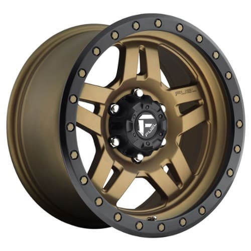 Fuel Anza D583 Matte Bronze with Black Ring (D58317857345)