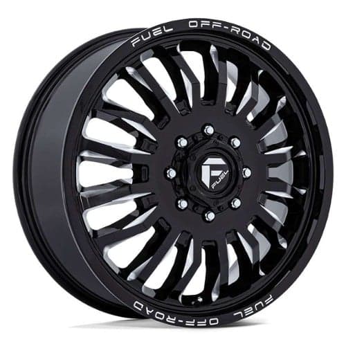Fuel Arc Dually D868 Front 20x8.25 8x210 104 ET 154.3 CB Black Milled (D868208293)