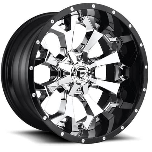 Fuel Assault D246 Chrome Face with Gloss Black Lip (D24620001847)