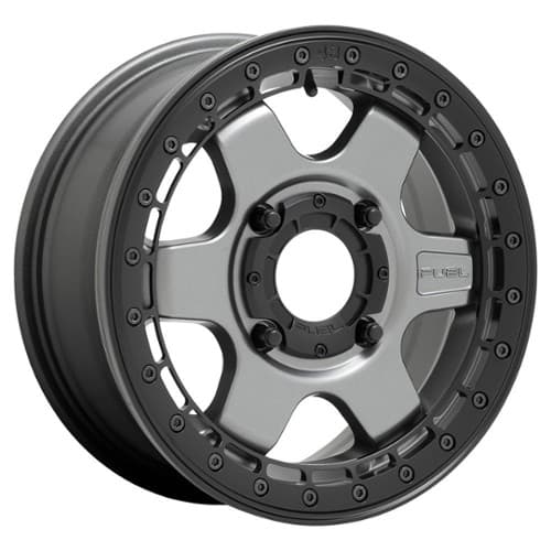Fuel UTV Block D923 Matte Gunmetal Black Ring (D9231560A550)
