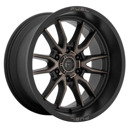 Fuel Clash 6 D762 24x12 6x139.7 -44 ET 106.1 CB Matte Black Dark Tint (D76224208447)