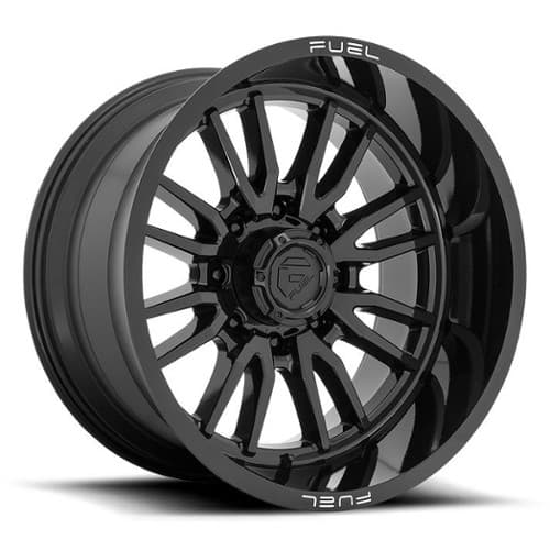 Fuel Clash 8 D760 22x12 8x170 -44 ET 125.1 CB Gloss Black (D76022201747)