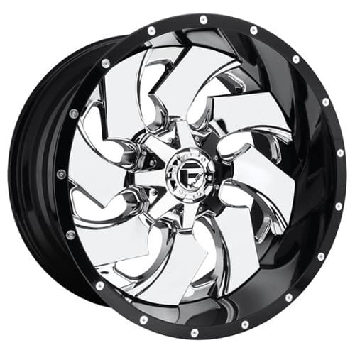 Fuel Cleaver D240 Chrome Center w/Gloss Black Outer (D24020901757)