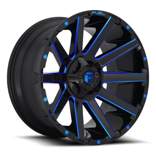 Fuel Contra D644 Gloss Black with Candy Blue (D64420902650)
