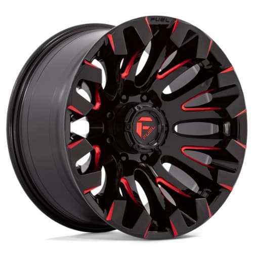 Fuel D829 Quake Gloss Black Milled Red Tint (D82918906550)
