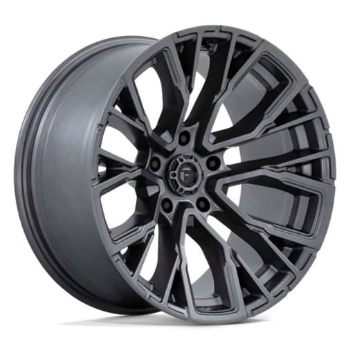 Fuel D848 Rebar 5 22x12 5x127 -44 ET 71.5 CB Matte Gunmetal (D84822207547)