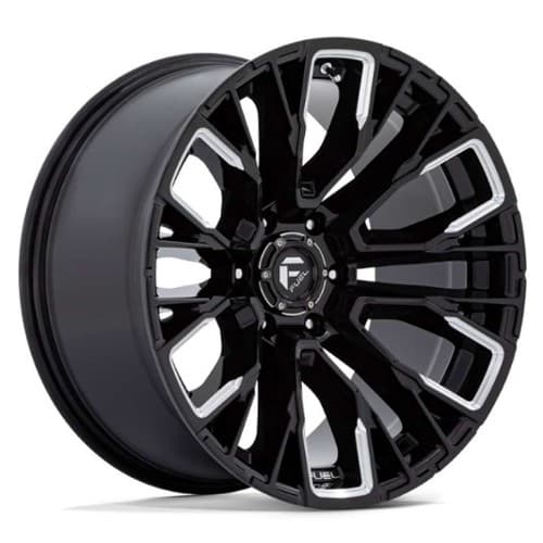 Fuel D849 Rebar 6 Gloss Black Milled (D84917908945)