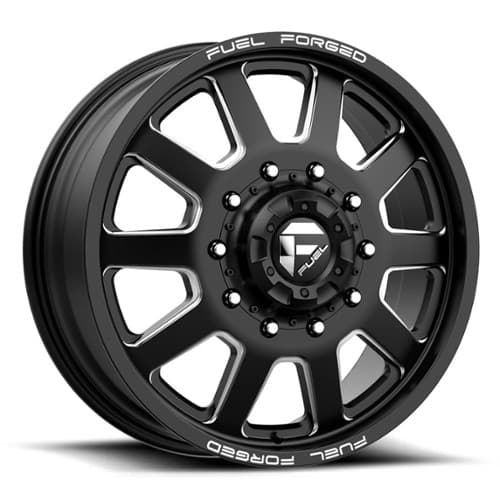 Fuel DE09 FF09D Dually 10 Front Matte Black Milled (DE092482A9)