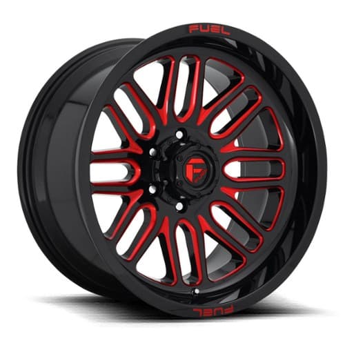 Fuel Ignite D663 Gloss Black with Candy Red (D66320908950)