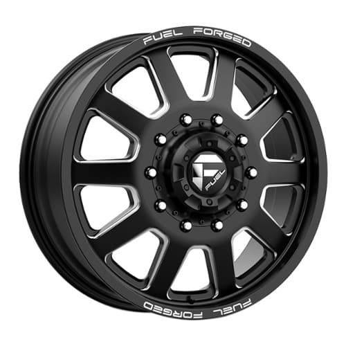 Fuel Mono DE092 Dually Front Matte Black Milled (DE09208293)