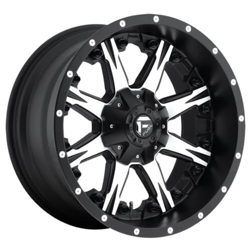 Fuel Nutz D541 20x10 6x135/6x139.7 -12 ET 106.1 CB Black & Machined (D54120009850)