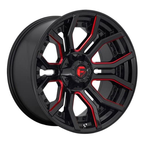 Fuel D713 Rage Gloss Black Red Tinted Clear (D71224205747)