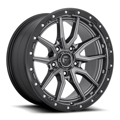 Fuel Rebel 5 D680 Matte Gunmetal Black Bead Ring (D68017907545)