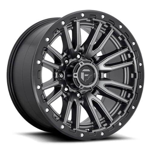 Fuel Rebel 8 D680 Matte Gunmetal Black Bead Ring (D68020901850)