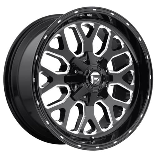 Fuel Titan D588 Black & Milled (D58820009846)