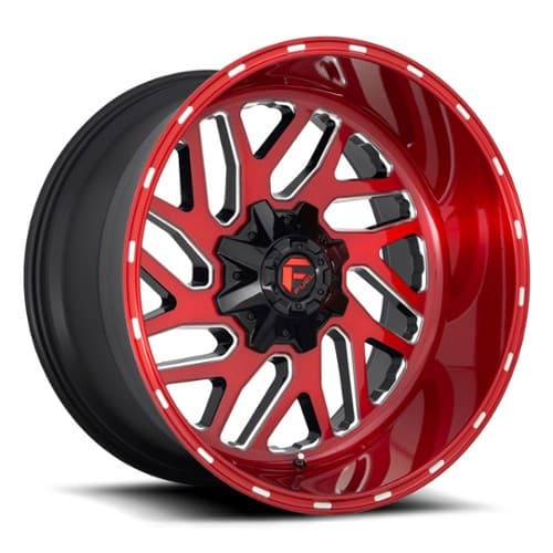 Fuel Triton D691 22x10 6x135/6x139.7 -19 ET 106.1 CB Brushed Candy Red (D69122009846)
