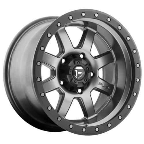 Fuel Trophy D552 Matte Anthracite with Black Ring (D55220908950)