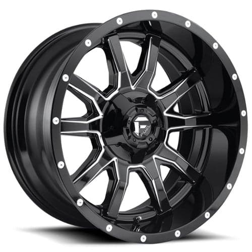 Fuel Vandal D627 20x9 5x114.3/5x127 1 ET 78.1 CB Gloss Black & Milled (D62720902650)