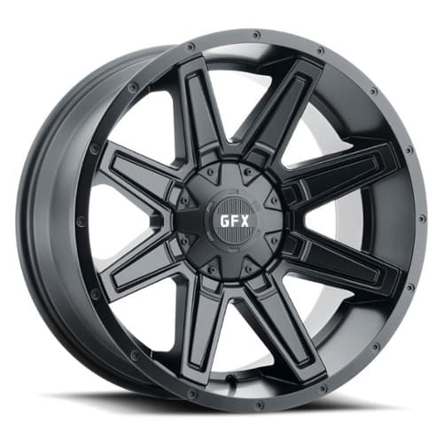G-FX TR23 20x10 6x135/6x139.7 -19 ET 93.2 CB Matte Black (T232106009N19MB)