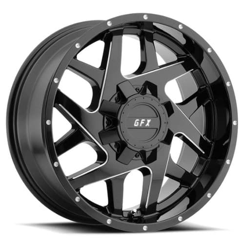 G-FX TR-Mesh2 17x9 6x135 12 ET 93.2 CB Gloss Black Milled (TM2790600912GBM(2))