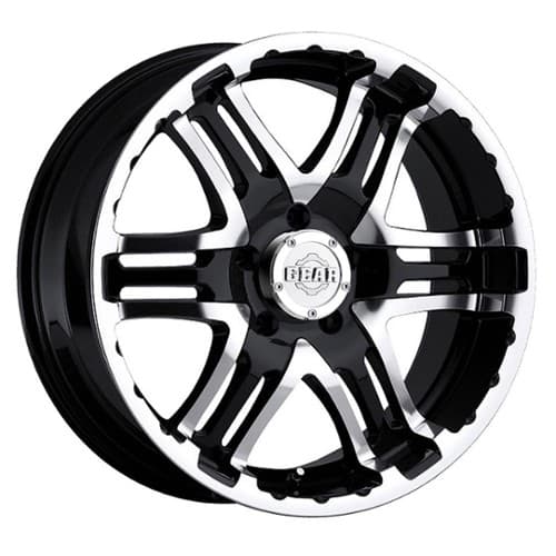 Gear Off Road 713MB Double Pump 16x8 5x114.3 0 ET 83.8 CB Mirror Machined Face w/Gloss Black Accents (713MB-6806500)