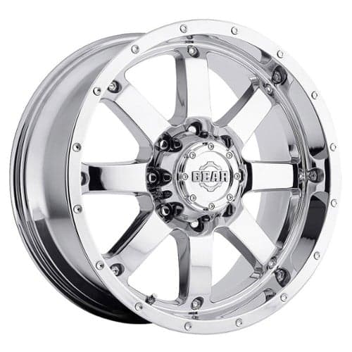 Gear Off Road 726C Big Block 20x12 8x165.1 -44 ET 130.2 CB Chrome (726C-2128144)