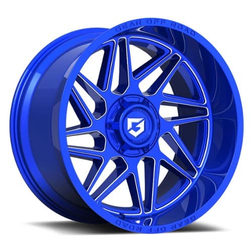 Gear Off Road 761 BLM Ratio 20x12 6x135/6x139.7 -44 ET 106.2 CB Gloss Blue Milled (761BLM-2126844)
