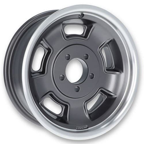 Halibrand Sprint 15x5.5 5x114.3 -6 ET 81 CB Anthracite with Machined Lip (HB008-002)