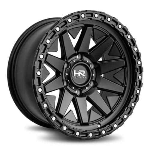 Hardrock Offroad H106 Matte Black-Black Beadlock (H106-179073112BB)