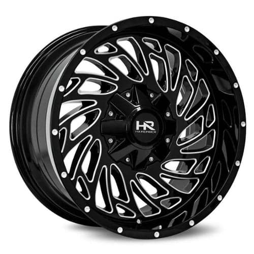 Hardrock Offroad H710 Attack 20x12 5x150/5x139.7 -51 ET 110.3 CB Gloss Black Milled (H710-201297151GBM)