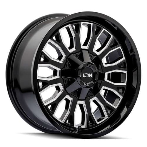 Ion Alloy 152 20x9 8x170 0 ET 125.2 CB Gloss Black Milled (152-2970M)