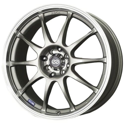 Enkei J10 Silver with Machined Lip (409-565-01SP)