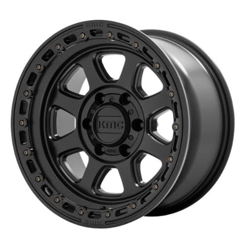 KMC KM548 Satin Black with Gloss Black Lip (KM54879080700)