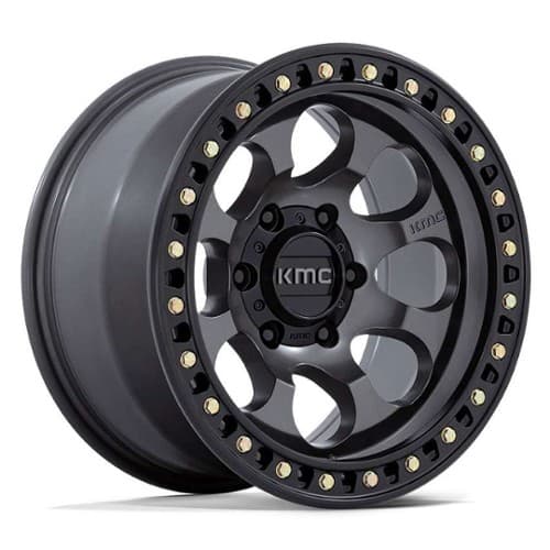 KMC KM550 Riot SBL Anthracite With Satin Black Lip (KM550AB17855010)