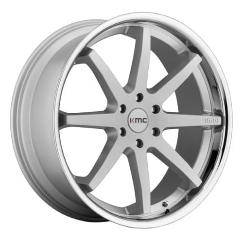 KMC KM715 Reverb Brushed Silver with Chrome Lip (KM71529064430)