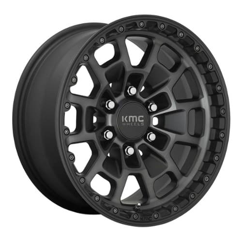 KMC KM718 Summit Satin Black with Gray Tint (KM71868077400)