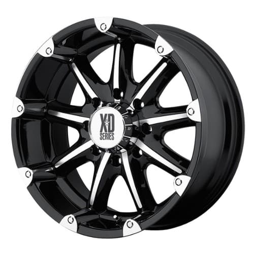 XD Series XD779 Badlands 20x9 5x139.7 -12 ET 108 CB Gloss Black Machined (XD77929055312N)
