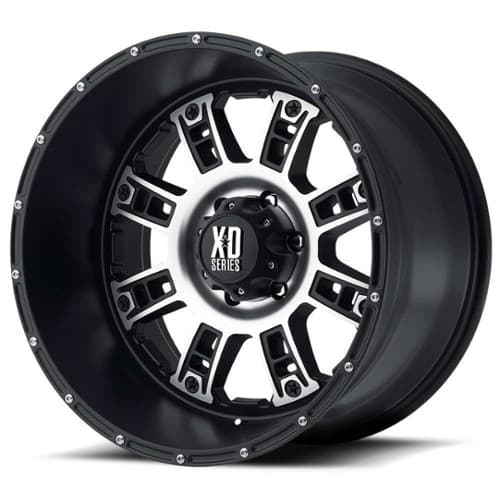 XD Series XD809 Riot 22x14 6x139.7 -76 ET 106.1 CB Black (XD80922468776N)