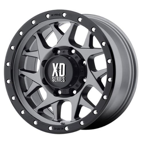 XD Series XD127 Bully 17x8.5 6x135 0 ET 87.1 CB Matte Gray w/Black Reinforcing Ring (XD12778563400)
