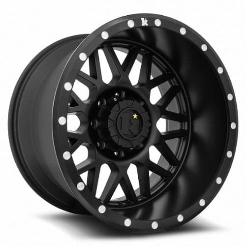 Klutch KT02 20x12 8x170 -49 ET 125.2 CB Matte Black (KT0220A2870-49MB)