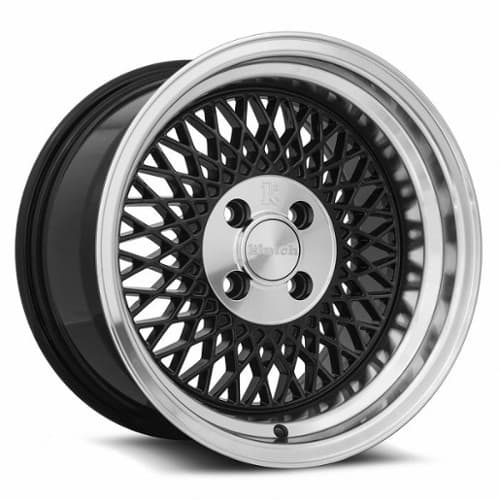 Klutch SL1 15x8.5 4x100 20 ET 73.1 CB Black Machined Lip (SL01158540020BKL)