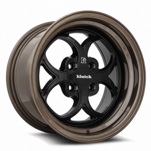 Klutch SL2 16x8 4x100 15 ET 73.1 CB Black Bronze Lip (SL02168040015BKBR)