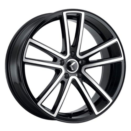 Kraze KR190 Lusso Gloss Black with Machined Face (KR190-7865BM38)